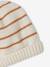 Babyset pakje en muts van gestreept tricot hazelnoot - vertbaudet enfant 