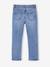Slim jeans gemiddeld meisjes donkerblauw+gebleekt denim+grijs+middenblauw - vertbaudet enfant 