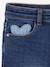 Slim jeans gemiddeld meisjes donkerblauw+gebleekt denim+grijs+middenblauw - vertbaudet enfant 