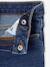 Slim jeans gemiddeld meisjes donkerblauw+gebleekt denim+grijs+middenblauw - vertbaudet enfant 