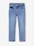 Slim jeans gemiddeld meisjes donkerblauw+gebleekt denim+grijs+middenblauw - vertbaudet enfant 