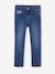 Slim meisjesjeans smal denimgrijs+donkerblauw+gebleekt denim+grijs+middenblauw - vertbaudet enfant 