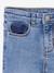 Slim meisjesjeans smal denimgrijs+donkerblauw+gebleekt denim+grijs+middenblauw - vertbaudet enfant 