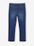 Slim jeans gemiddeld meisjes donkerblauw+gebleekt denim+grijs+middenblauw - vertbaudet enfant 