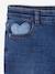 Smalle jeans large meisjes denimgrijs+donkerblauw+gebleekt denim+grijs+middenblauw - vertbaudet enfant 