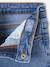 Smalle jeans large meisjes denimgrijs+donkerblauw+gebleekt denim+grijs+middenblauw - vertbaudet enfant 