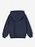 Sweatshirt met capuchon fantasiemotief meisjes marineblauw - vertbaudet enfant 