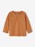 Set van 3 T-shirts Basics van biokatoen baby pecannoot+terracotta - vertbaudet enfant 