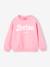 Barbie®-sweater van molton snoepjesroze - vertbaudet enfant 