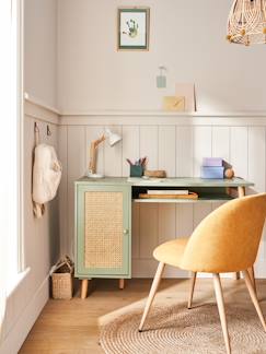 Slaapkamer en Opbergoplossingen-Kinderbureau met riet POESIE
