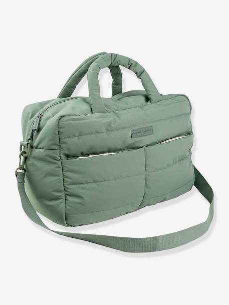 Gewatteerde luiertas DONE BY DEER groen+zandbeige - vertbaudet enfant 