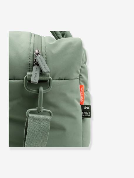 Gewatteerde luiertas DONE BY DEER groen+zandbeige - vertbaudet enfant 