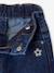 Wijde meisjesjeans blauw+denimgrijs+gebleekt denim+middenblauw+ongewassen denim+stone+zwart denim - vertbaudet enfant 