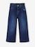 Wijde meisjesjeans blauw+denimgrijs+gebleekt denim+middenblauw+ongewassen denim+stone+zwart denim - vertbaudet enfant 