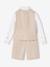 Feestelijke set 4 items jongens beige - vertbaudet enfant 