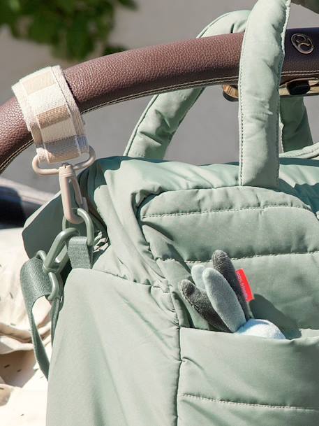 Gewatteerde luiertas DONE BY DEER groen+zandbeige - vertbaudet enfant 