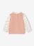 2-in-1 trui baby ecru+hemelsblauw+roze (poederkleur) - vertbaudet enfant 