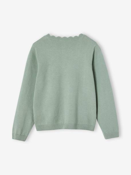 Meisjestrui BASICS personaliseerbaar framboos+gemêleerd beige+groengrijs+marineblauw+pioenroos - vertbaudet enfant 