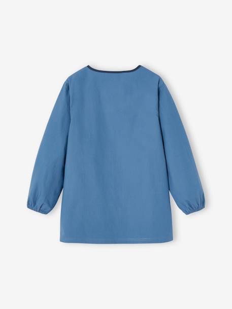 Aanpasbaar jongensschort 'cool school' blauw+donkerblauw - vertbaudet enfant 