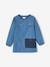 Aanpasbaar jongensschort 'cool school' blauw+donkerblauw - vertbaudet enfant 
