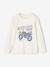 Jongens-T-shirt met ludiek patroon ecru+gemêleerd grijs+leigrijs - vertbaudet enfant 