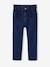 Paperbag jeans meisjes zakken hartjes denimgrijs+middenblauw+ongewassen denim - vertbaudet enfant 