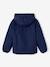 Windjack met capuchon en sherpavoering voor jongens kaki+karamel+marineblauw+olijf - vertbaudet enfant 