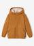Ripstop parka met imitatiebontvoering voor jongens brons+marineblauw - vertbaudet enfant 