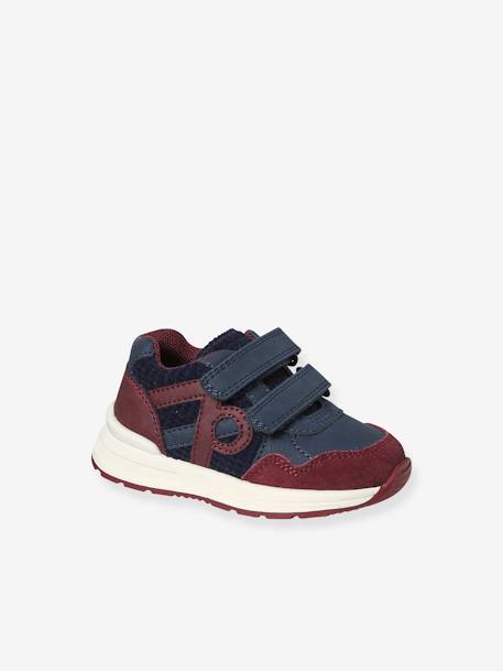 Sneakers met klittenband voor jongens marineblauw+veel blauw - vertbaudet enfant 
