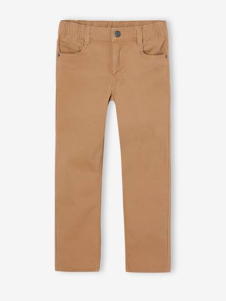 Onverwoestbare jongensbroek die makkelijk aan te trekken is beige+kaki+nachtblauw+saliegroen - vertbaudet enfant 