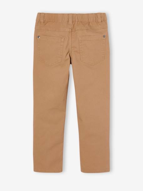 Onverwoestbare jongensbroek die makkelijk aan te trekken is beige+kaki+nachtblauw+saliegroen - vertbaudet enfant 
