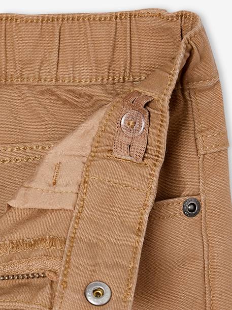 Onverwoestbare jongensbroek die makkelijk aan te trekken is beige+kaki+nachtblauw+saliegroen - vertbaudet enfant 