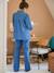 Wijde zwangerschapsjeans 6439+ongewassen denim - vertbaudet enfant 