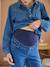 Wijde zwangerschapsjeans 6439+ongewassen denim - vertbaudet enfant 