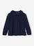 T-shirt van Engels borduursel meisjes marineblauw+olijf - vertbaudet enfant 