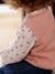 2-in-1 trui baby ecru+hemelsblauw+roze (poederkleur) - vertbaudet enfant 