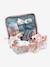 Koffer van Vanille, pop + accessoires DJECO blauw+rozen+wit - vertbaudet enfant 