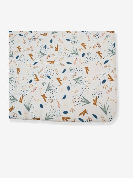 Opvouwbare matras met 2 panelen Au fil de l'Eau blauw, bedrukt - vertbaudet enfant 
