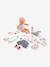 Koffer van Vanille, pop + accessoires DJECO blauw+rozen+wit - vertbaudet enfant 