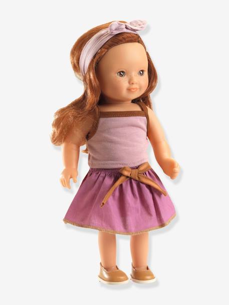 Prachtige 32 cm stylingpop DJECO 0038+geel+jeansblauw+paars+wit - vertbaudet enfant 