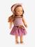 Prachtige 32 cm stylingpop DJECO 0038+geel+jeansblauw+paars+wit - vertbaudet enfant 