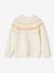 Jacquard meisjestrui ecru - vertbaudet enfant 