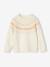 Jacquard meisjestrui ecru - vertbaudet enfant 