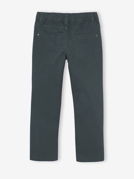 Onverwoestbare jongensbroek die makkelijk aan te trekken is beige+kaki+nachtblauw+saliegroen - vertbaudet enfant 