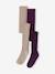 Set van 2 gebreide maillots voor meisjes aubergine+rouge - vertbaudet enfant 