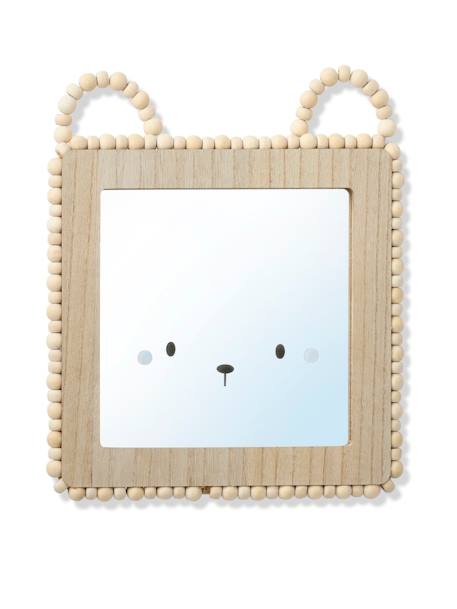 HYGGE teddybeer gezichtsspiegel hout - vertbaudet enfant 