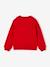 Kerstsweater voor meisjes met lovertjes antraciet+rood - vertbaudet enfant 