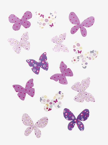 Set van 14 vlinders. ROZE+VEELKLEURIG - vertbaudet enfant 