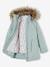 3-in-1 parka met capuchon meisje DARK GREEN+groengrijs+kaki+PURPLE DARK+salie+zwart - vertbaudet enfant 