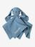 Knuffel van katoengaas met koffertje blauw+okergeel - vertbaudet enfant 
